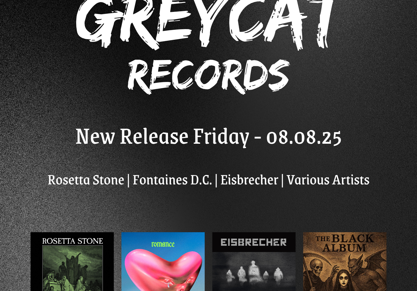 New Release Friday - August 8th, 2025