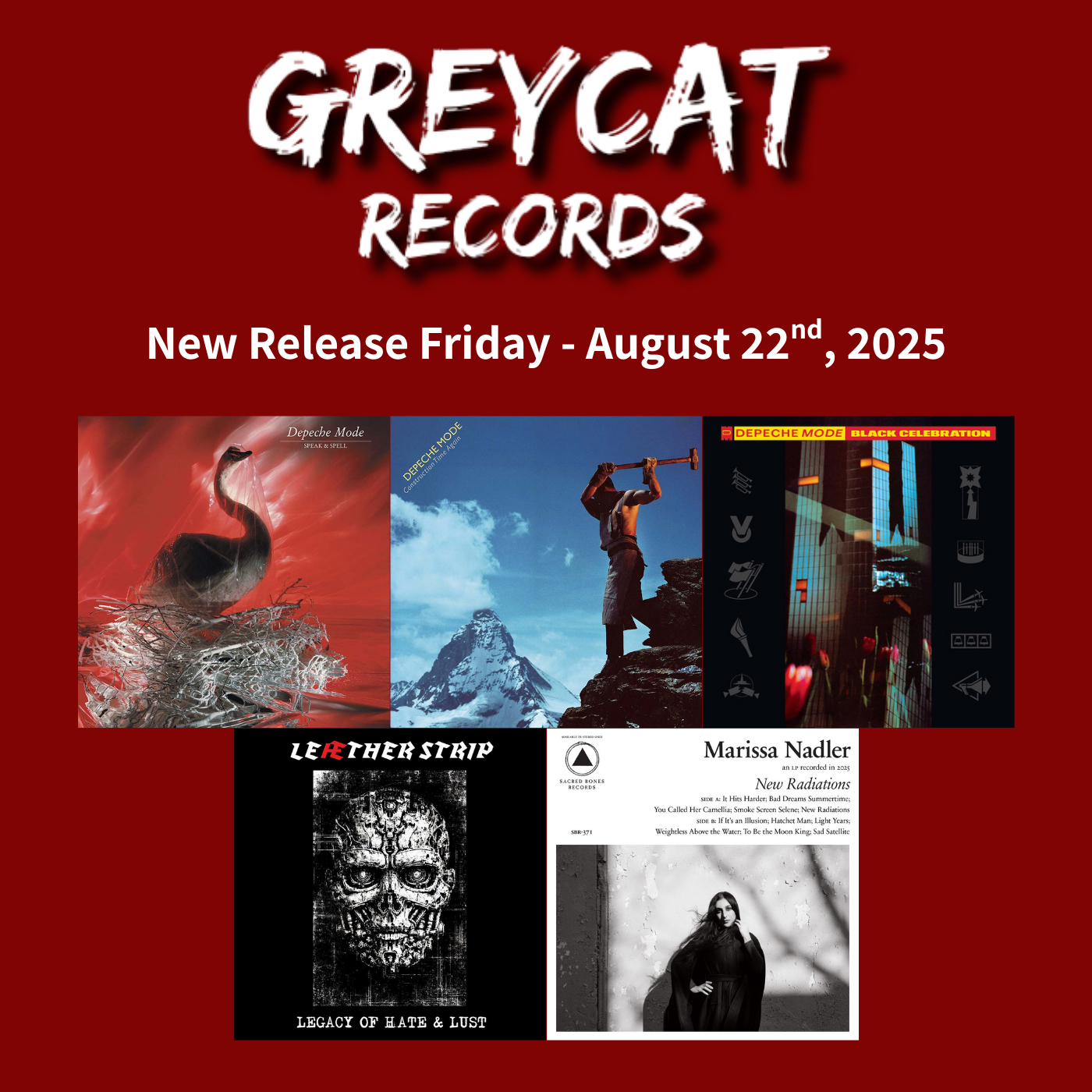 New Release Friday - August 22nd, 2025