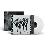 Vinyl record with cover featuring abstract design and 'BYSS' branding on a white background