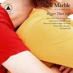 Album cover for 'Bigger Than Life' by Black Marble with text and record label logo.