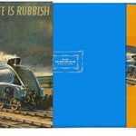 Vinyl record with a train design and 'Modern Life is Rubbish' text on the cover.