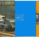 Vinyl record with a train design and 'Modern Life is Rubbish' text on the cover.