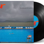 Vinyl record with cover featuring a pool scene and 'blur' branding