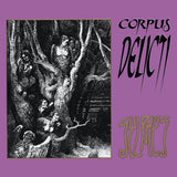 Album cover with black and white illustration and text on a purple background