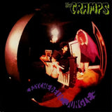 Album cover featuring image of band as seen through a peep hole.