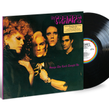 Vinyl record and cover featuring a band with a dark, artistic design.