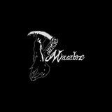 Album cover for 'Danse Macabre' by Danse Macabre featuring a black and white logo of a character with a weapon and the word 'Danse Macabre' on a black background.
