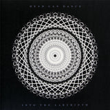 Album cover with geometric design and text 'Dead Can Dance Into the Labyrinth' on a black background