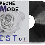 Depeche Mode 'The Best of' vinyl album with rose design on cover