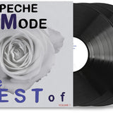 Depeche Mode 'The Best of' vinyl album with rose design on cover