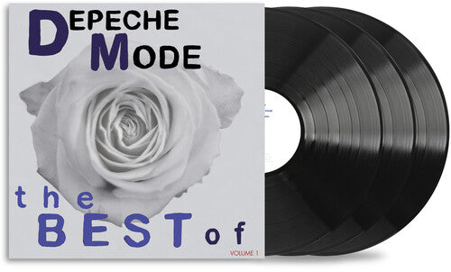 Depeche Mode 'The Best of' vinyl album with rose design on cover