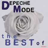 Album cover for 'The Best of Depeche Mode Volume 1' by Depeche Mode featuring a white rose.
