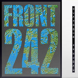 Album cover for 'Endless Riddance' by Front 242 with textured text design.