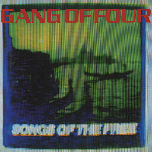 Album cover for 'Songs of This Time' by Gang of Four with a silhouette and abstract design.