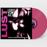 Vinyl record with 'Lords of Acid' cover featuring a woman and the word 'Lust'.