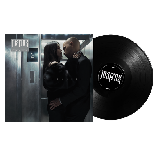 Mareux - Nonstop Romance album cover and black vinyl record. 