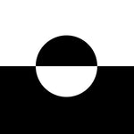 Album cover for Molly Nilsson's 'Zenith' featuring black and white circle design on a white background