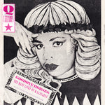 Album cover with stylized text and a person with a distinctive hairstyle.
