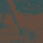 Album cover for Ritual Howl's self-titled 10 year edition release with an abstract design with red and teal tones.