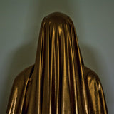 Album cover for Ritual Howl's "Turkish Leather" with a bronze statue draped with a cloth against a plain background
