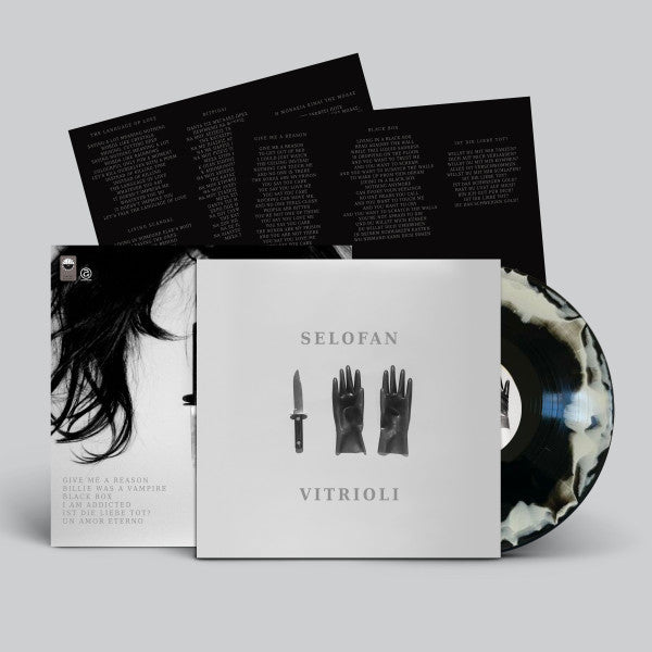 Selofan - Vitrioli limited edition black and white vinyl record with cover and black inserts