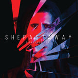 She Past Away - Disko Anksiyete (Limited Edition) album cover with abstract design on a dark background
