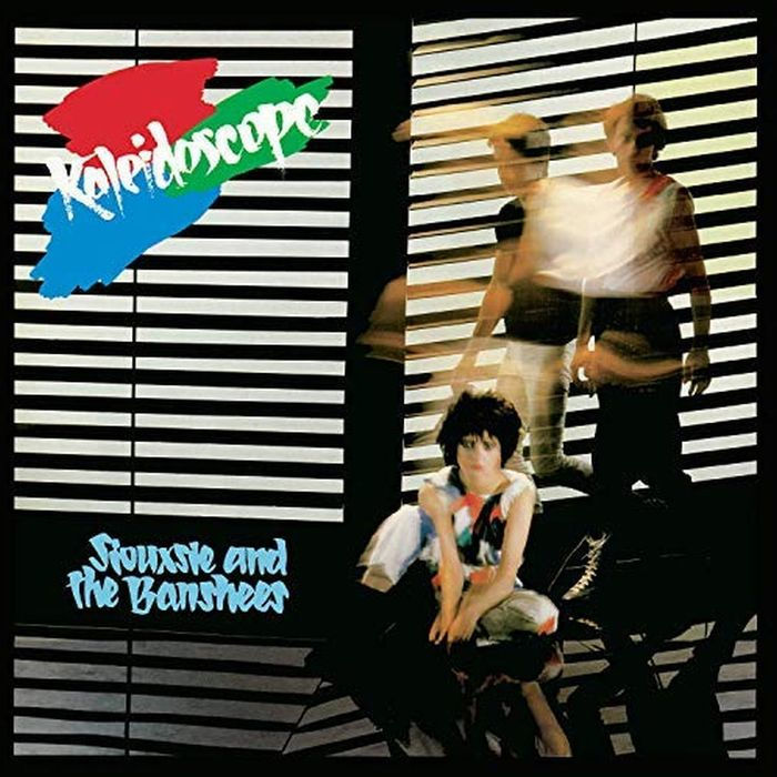 Album cover for 'Kaleidoscope' by Siouxsie and the Banshees with a stylized design and band members.