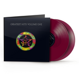 The Sisters of Mercy - Greatest Hits Vol. 1 - A Slight Case of Overbombing burgundy vinyl record set with black cover featuring a colorful logo
