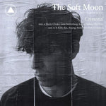 Album cover for 'Criminal' by The Soft Moon with a textured background and face overlay.