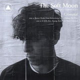 Album cover for 'Criminal' by The Soft Moon with a textured background and face overlay.