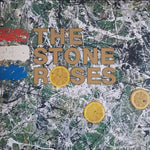 Album cover for 'The Stone Roses self titled' with abstract design and sliced lemons.