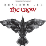 Album cover for 'The Crow' original motion picture soundtrack featuring a stylized crow illustration.