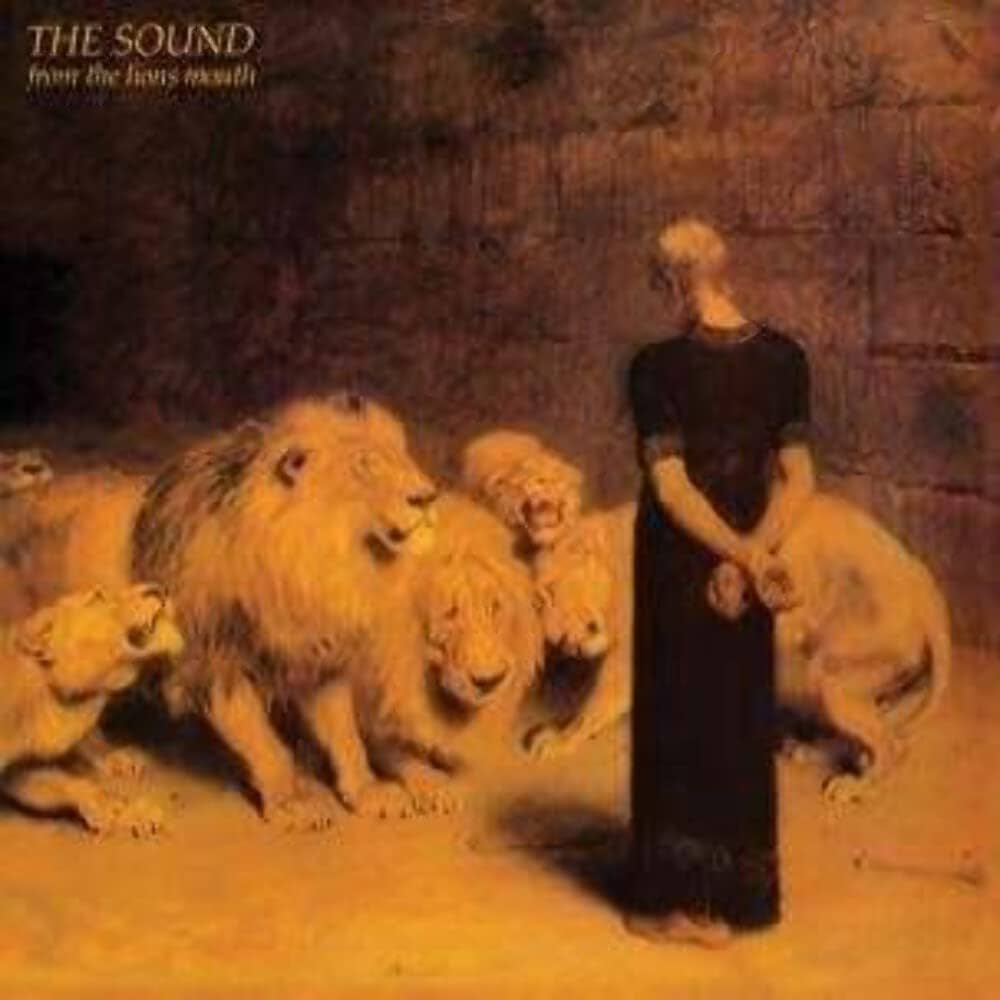 Album cover with a person standing among lions and text 'The Sound from the Lion Mouth'.