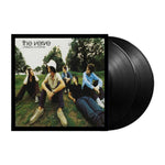 Vinyl record set with 'The Verve Urban Hymns' album cover showing five band members on grass.