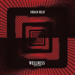 Album cover with red and black abstract design and text 'Urban Heat Wellness special edition'.