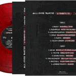 All I Ever Wanted: A Tribute To Depeche Mode red vinyl record with black label and tracklist 