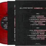 All I Ever Wanted: A Tribute To Depeche Mode red vinyl record with black label and tracklist 