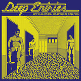 Album cover with 'Deep Entries (Gay Electronic Excursions 1979-1985)' text and stylized illustration of figures in a hallway.
