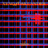Album cover with grid pattern and text 'XENQLOAKLANDER' and 'video' in yellow on a blue and red background.